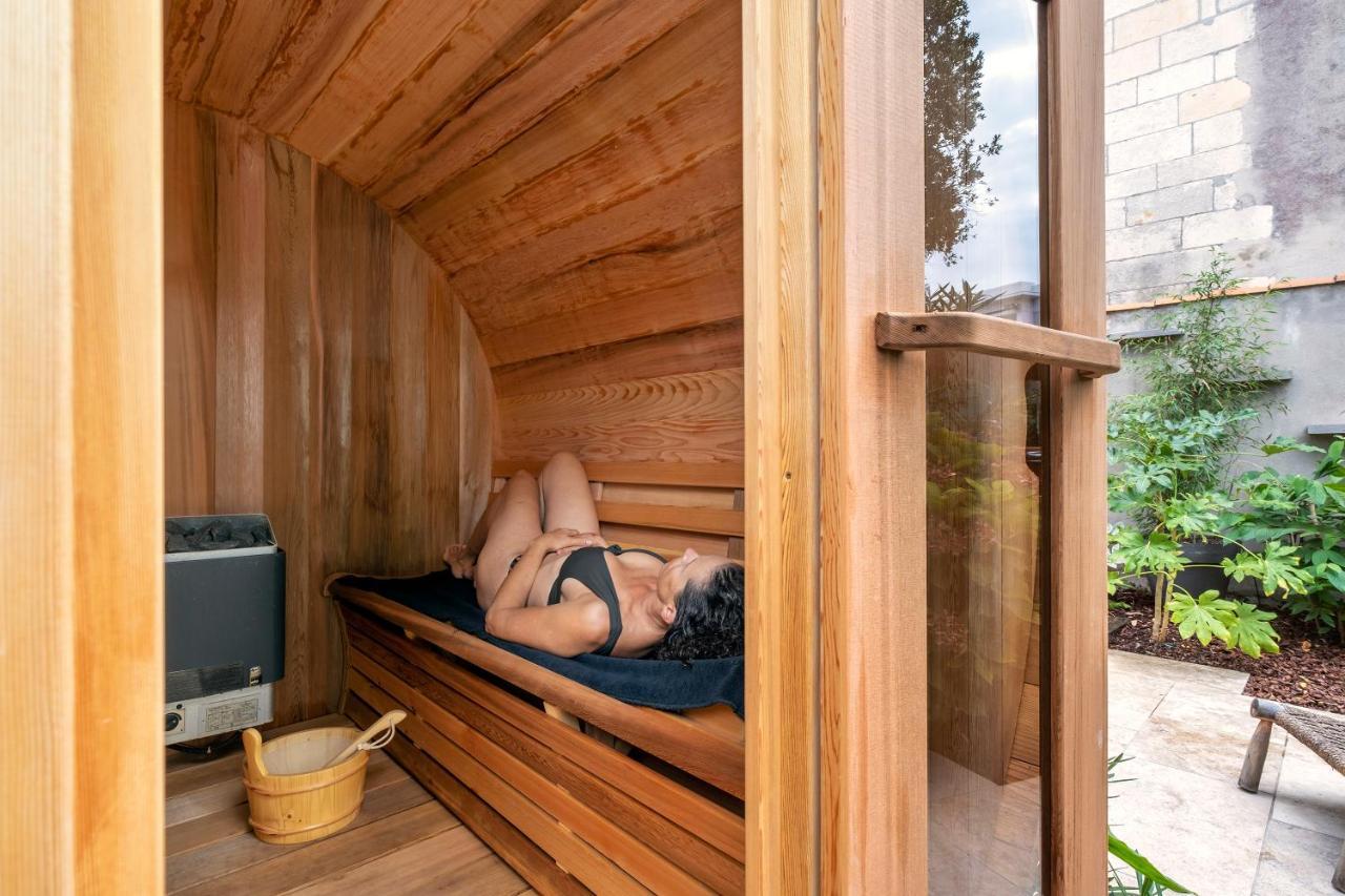 ラ・ロシェル Escale Rochelaise, Gite Urbain Avec Spa Bain Nordique Et Sauna Tonneauヴィラ エクステリア 写真